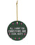 Sleigh the Patriarchy Reproductive Rights Ornament Feminist Christmas Ornament Pro Choice Feminist Ornament Womens Rights Holiday Decor