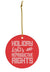 Mistletoe & Protecting Roe Reproductive Rights Ornament Feminist Christmas Ornament Pro Choice Feminist Ornament Womens Rights Holiday Decor