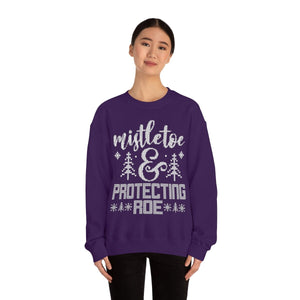 Mistletoe and Protecting Roe  Feminist Christmas Sweater Pro Roe Reproductive Rights Feminist Sweatshirt Social Justice Shirt