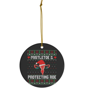 Sleigh the Patriarchy Reproductive Rights Ornament Feminist Christmas Ornament Pro Choice Feminist Ornament Womens Rights Holiday Decor